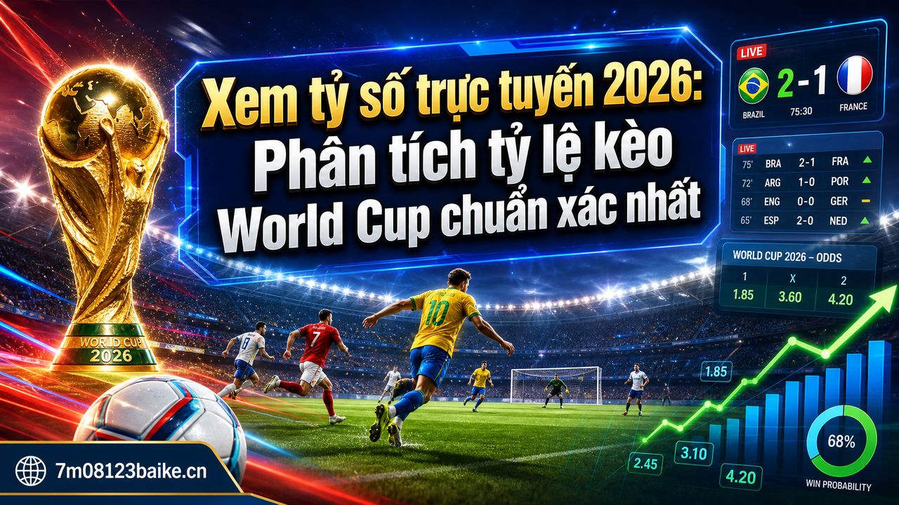 Xem tỷ số trực tuyến 2026: Phân tích tỷ lệ kèo World Cup chuẩn xác nhất