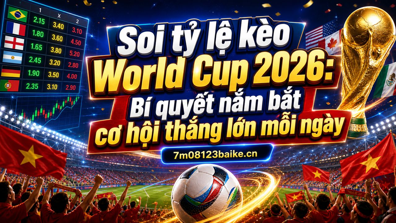 Soi tỷ lệ kèo World Cup 2026: Bí quyết nắm bắt cơ hội thắng lớn mỗi ngày