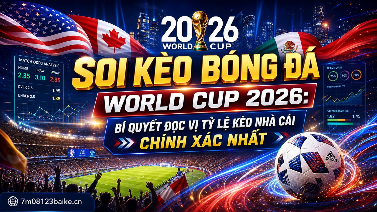 Soi kèo bóng đá World Cup 2026: Bí quyết đọc vị tỷ lệ kèo nhà cái chính xác nhất